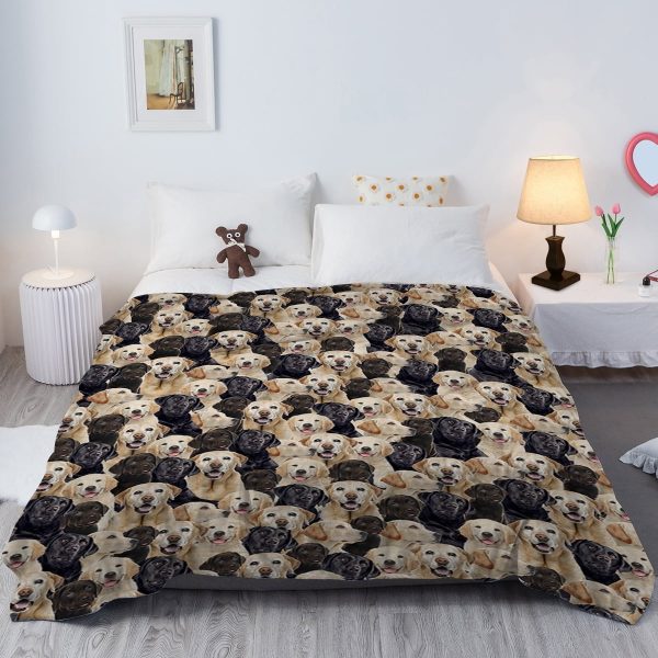 Sleepwish Flannel Fleece Blanket Cat Printed Kitty Throw Blanket for Bed Couch Chair, 50x60"