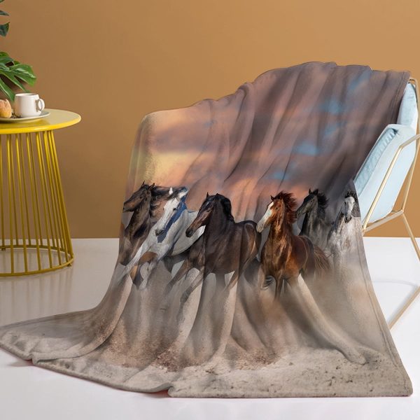 Sleepwish Flannel Fleece Blanket Super Soft Sea Turtle Throw Blanket for Bed Couch Chair, 50x60"