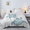 Sleepwish Flannel Fleece Blanket Super Soft Sea Turtle Throw Blanket for Bed Couch Chair, 50x60" - Image 21