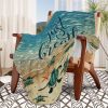Sleepwish Flannel Fleece Blanket Super Soft Sea Turtle Throw Blanket for Bed Couch Chair, 50x60" - Image 6