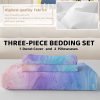 Sleepwish Colorful Duvet Cover Twin Bed Set for Girls 3Pcs Marble Gradient Printed Bedding Sets for Teens Adults - Image 16