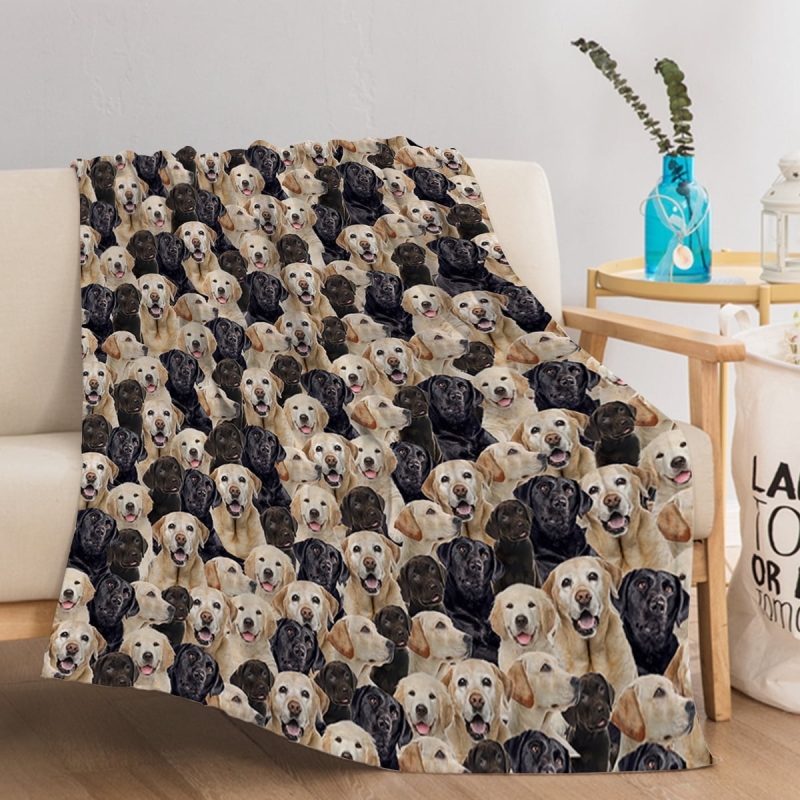 Sleepwish Flannel Fleece Blanket Cat Printed Kitty Throw Blanket for Bed Couch Chair, 50x60" - Image 7