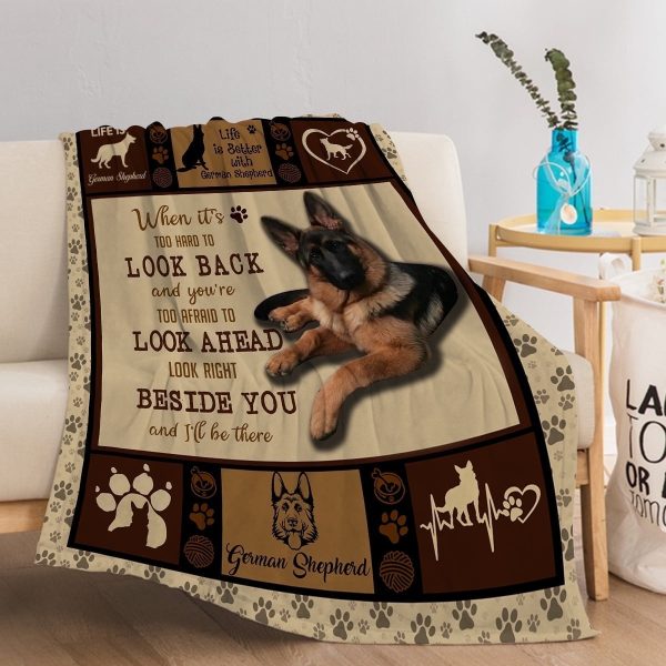 Sleepwish Flannel Fleece Blanket Cat Printed Kitty Throw Blanket for Bed Couch Chair, 50x60"