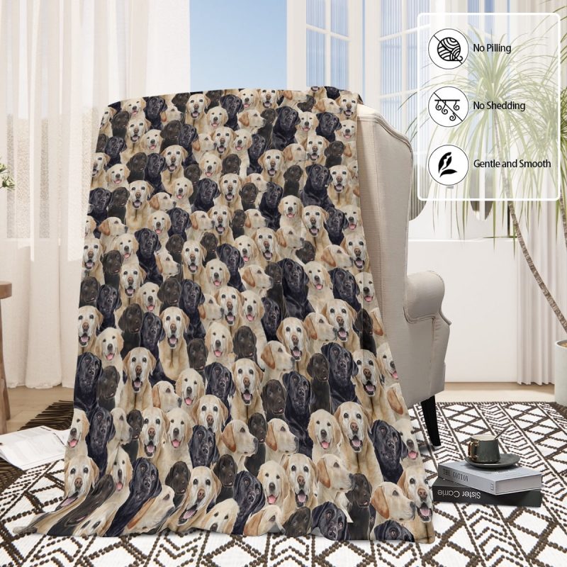 Sleepwish Flannel Fleece Blanket Cat Printed Kitty Throw Blanket for Bed Couch Chair, 50x60" - Image 10
