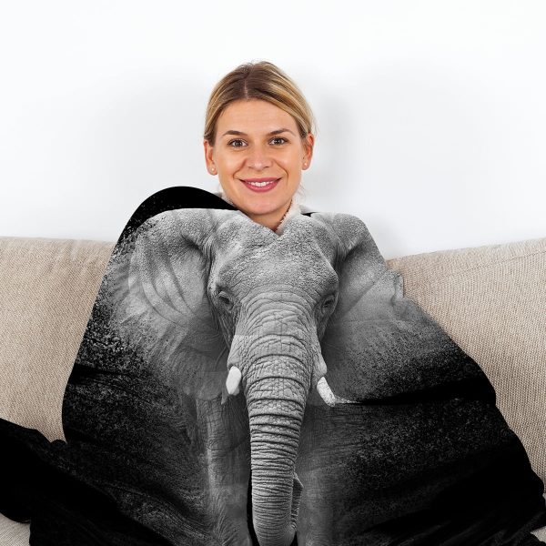 Sleepwish Flannel Fleece Blanket Super Soft Sea Turtle Throw Blanket for Bed Couch Chair, 50x60"
