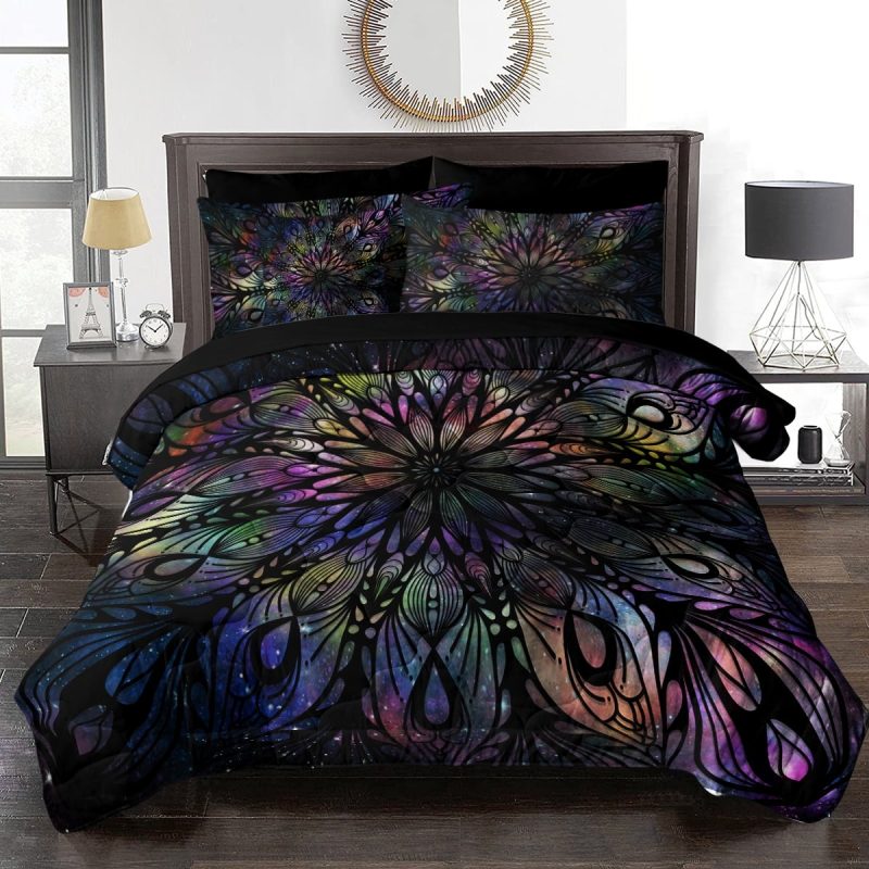 Sleepwish Comforter Set with Sheet 8 Pieces Bed in a Bag Twin Halloween Witch Bedding Set White Bed Set for Kids&Teens - Image 9