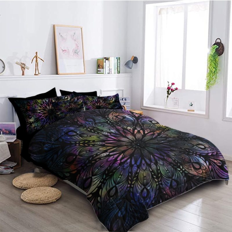 Sleepwish Comforter Set with Sheet 8 Pieces Bed in a Bag Twin Halloween Witch Bedding Set White Bed Set for Kids&Teens - Image 11