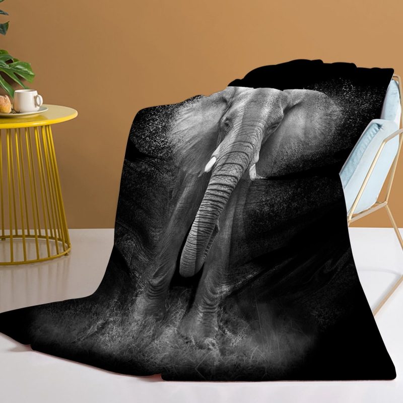 Sleepwish Flannel Fleece Blanket, Horse Blanket Brown Blanket Throws for Couch Sofa, 50x60" - Image 11