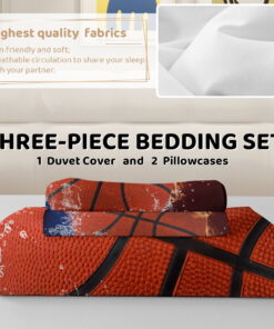 Alternative view of Sleepwish Basketball Duvet Cover Set for Boys Microfiber Sports Bedding King, 3 Piece