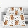 Sleepwish Dog Throw Blanket Flannel Fleece Blanket, German Shepherd Blanket Brown Throws for Couch Sofa, 50x60" - Image 20