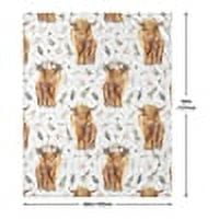 Sleepwish Dog Throw Blanket Flannel Fleece Blanket, German Shepherd Blanket Brown Throws for Couch Sofa, 50x60" - Image 19