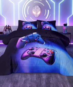 Sleepwish Gaming Comforter Set for Boys, 3-Piece Joystick Kids Bedding Sets Twin Size
