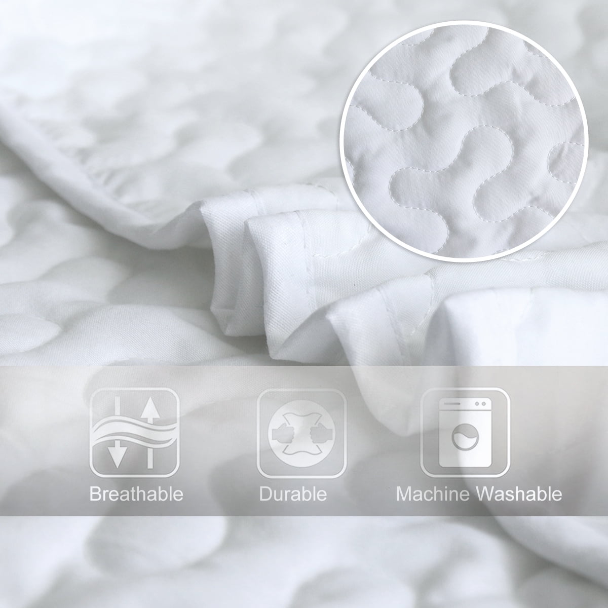 Sleepwish 3 Pieces Quilt Set Twin Size, Colorful Flower Fall Leaves Bedding Set Lightweight Bedspreads Bed Cover - Image 24